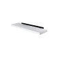 Songmics Wandboard Wall shelf DIY Living Room Decoration Kids Room size & color selectable (1000 x 200 x 38 mm, white) LWS503