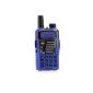 Baofeng UV-5R Plus / UV5R + Qualette series VHF / UHF 136-174 / 400-520MHz 2m / 70cm Ham walkie-talkie radio, Current Version 2013 Blue (Electronics)