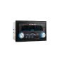 XOMAX XM 2RSU415 car stereo with USB port (up to 32 GB!), And SD card slot (up to 32GB!) For MP3, WMA including ID3 TAG display + illumination color adjustable. BLUE, RED, PURPLE + Subwoofer Connection + AUX IN connection ( jack) + double DIN (DIN 2) Standard installation size + incl. Remote Control & 2-DIN installation frame (Electronics)