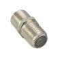 InLine SAT F-connector (double socket F-coupling) - 10 pieces (Electronics)