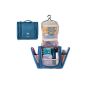 Naturehike Toiletry Bag Hanging Storage Bag Cosmetic Travel Kit (Blue) (Electronics)