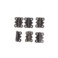 EOZY 10Pcs 25 * 20mm Hinge Butterfly Hinge Alloy Accessories Connect Furniture