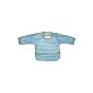 Translucent LTEXBLS027 - Long Sleeve Waterproof Bib / Bib Shark, Ocean (Baby Product)