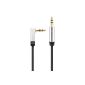 Sentivus Premium Audio jack cable (90 degree angled, 1.00 m, 3.5 mm plug) black (accessories)