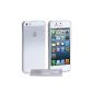 Yousave Accessories Case for iPhone5 / 5S White / Transparent (Accessory)
