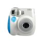 Fujifilm Instax Mini 7s mini7s-BL Color film camera (62 x 46mm image size Focusing Range: 0.6m) blue (Electronics)