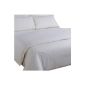 Homescapes Deluxe White Sheet Cover for 1 to 2 people 120 x 190 cm in pure Egyptian cotton (60 quality percale son / cm²)
