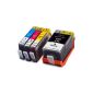 4 cartridges compatible for HP 920 XL 920XL set with chip and level (Office supplies & stationery)