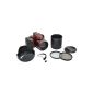 Kiwifotos Accessory Kit for Nikon Coolpix P510, P520 - Lens Adapter includes lens visor UV & CPL Filter, Lens Cap and Lens Cap guardian (Electronics)