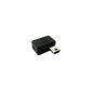 Mini USB elbow adapter ideal for example for navigation systems, PDA s ect.  (Electronics)