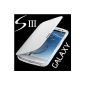 Flip Case Samsung Galaxy S3 Neo Gt - i9301i Hard Case Cover White (Electronics)