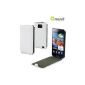 Muvit MUSSL0013 flap Case with Screen Protector for Samsung Galaxy S2 Plus White (Accessory)
