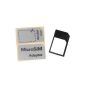 Micro SIM Adapter (iPhone 4 / 4S, iPad, Nokia 800) to SIM - To enjoy your Micro Sim sim (Electronics)
