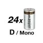 de.power LR20 2B-DE Alkali brands batteries (D-size batteries), 24 pieces (Electronics)