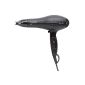Moser ProfiLine Hair Dryer Power Ionic style, 2000W, black, ion function, 2 speeds, 4 heat settings, cool shot button, LED