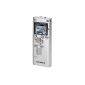 Olympus WS-550 digital voice recorders mp3 / wma USB Integrated Microphone Integrated Flash Memory 2 GB Silver (Office Supplies)