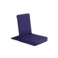 MANDIR floor chair with padded backrest, meditation chair with extra thick seat cushions for seminar-houses, meditation, ground-level work (Misc.)