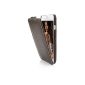 CASEual Leather Flip Cover Case for Apple iPhone 6 dark brown (optional)