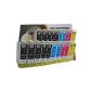 20 XL cartridges comp.  Epson WorkForce WF 2010 2510 2520 2530 2540 2630 2650 2660 W WF DWF You get 8 x 4 x Black Blue 4 x 4 x Red Yellow T1636 T1631 T1632 T1633 compatible with T1634