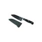 Kuhn Rikon knife Noir 36039 Santoku knife 27 cm forged black m.  Blade Protection (housewares)
