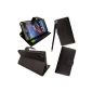 SONY XPERIA Z2 FLIP LEATHER PU + Stylus (Case with Portfolio) Cover / Wallet Style Leather (Black Book)