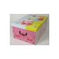 Storage Box 51x37x24 cm cardboard Kindermotiv princess pink (tool)