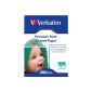 Verbatim 45028 Premium Photo Paper 90 GSM matt A4 200 sheets (Office Supplies)