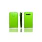 Flip Case Handytasche leather case green green Huawei Ascend Y530 (Electronics)