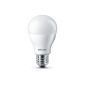 Philips LED lamp replaces 60 Watt E27 2700 Kelvin - warm white, 10 Watt, 806 lumen, dimmable (household goods)