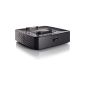 Philips PPA7300 LED projector (WVGA, Contrast Ratio 1000: 1, 800 x 600 pixels, 70 ANSI lumens, USB) with SoundStation (2x 2W) black (accessories)