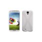 iProtect TPU Cases Samsung Galaxy S4 Case X-Shape White (Electronics)