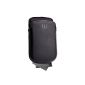 Blackberry 9900 Bold Leather Case Black Protector Case Pouch (Proximity sensor technology) + ViTho® polishing cloth (Electronics)