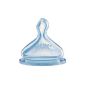 NUK 10125011 - First Choice Anti-Colic wide-mouth bottle nipple silicone, orthodontic NUK shape, size 2 (6-18 months) M for milk, 2 pieces (Baby Product)