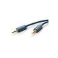 Clicktronic Casual MP3 audio cable (3.5mm stereo plug / 3.5 mm stereo plug, 1.5m) (Accessories)