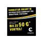 congstar Smart M [SIM and Micro-SIM] terminated monthly (9.99 euros / month, 200 MB data Flat with max. 7.2 Mbit / s, 100 free minutes, 100 free SMS, 9ct per minute / SMS episode Price ) in D network quality (Accessories)