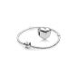Original Pandora Gift Set - 1 silver bracelet 590702HV-18 and 1 silver element Smooth Heart 790 137 (jewelry)