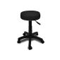 Stool - 360 ° rotatable 10 cm cushion surface - height adjustable - Stool Esthetician stool Swivel stool