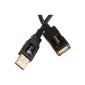 AmazonBasics USB 2.0 Extension Cable A Male to A Female, 2 m (Personal Computers)