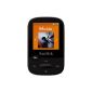 SanDisk SDMX24-004G-G46K Clip 4GB Sport MP3 Player Black (Electronics)