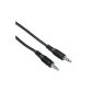Hama Connection Cable 3.5 mm jack, plug - plug, stereo, 5 m (Personal Computers)