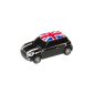 Autodrive Mini Cooper 8 GB USB flash drive in car design USB 2.0 black with Union Jack (Accessories)