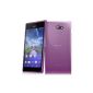 Cotechs® - Protective cover - TPU Gel Skin Cover Case for Sony Xperia M2 (Purple) (Electronics)