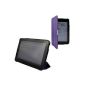 Ultrathin Leather Protective Carrying Case Pouch Leather Case with Stand Sleep mode for Tablet PC Google Nexus 10 - Purple