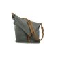 Fashion Plaza Canvas Bag Unisex retro literary college style shoulder bag Messenger bag Korean version C5069 (Luggage)