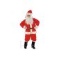 Widmann 1546S - Santa Claus costume luxury, jacket, trousers, belt, hat, boot covers, wig, beard and eyebrows (Toys)