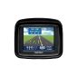 TomTom Urban Rider Central Europe motorcycle navigation system (8.9 cm (3.5 inch) display, IQ Routes, Advanced Lane Guidance) matt black (Electronics)