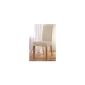 Subtle structural patterns Elastic Chair cover fitted sheet stretch cover in Nature