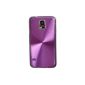 Voguecase® Rigid Plastic Shell Cover Case Case Case Cover Samsung Galaxy S5 (CD Purple metal) of the Universal Free pen random screen (Electronics)