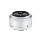 Nikon 1 Nikkor 18.5mm 1: 1.8 lens White (Electronics)