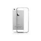 delightable24 Cover Case with Transparent TPU Silicone back panel for Apple iPhone 5 / 5S - Transparent / Grey (Electronics)